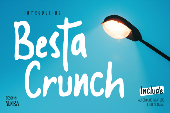 Besta Crunch: A Font That Adds Joy to Your Designs