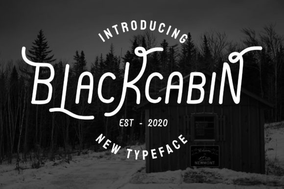 Blackcabin: A Standout Display Font for Creative Expression