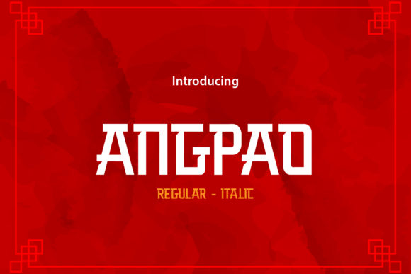 Discover the Beauty of Angpao: A Unique Display Font for Creative Expression