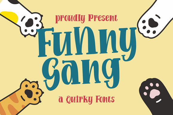 Discover the Fun of Funny Gang Font