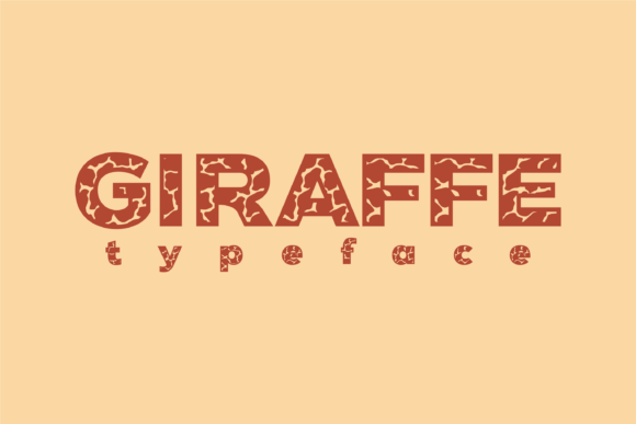 Giraffe: A Bold and Chunky Lettered Display Font for Standout Design