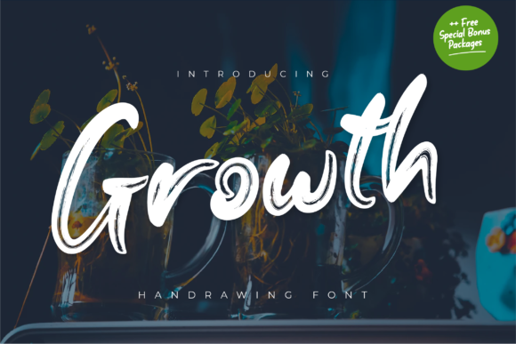 Growth: A Bold and Thick Lettered Display Font