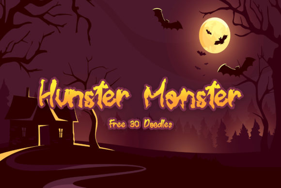 Hunster Monster Font: A Spooky Staple for Halloween Creativity
