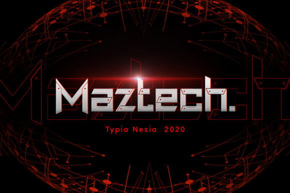 Maztech: A Unique Display Font That Elevates Creative Projects
