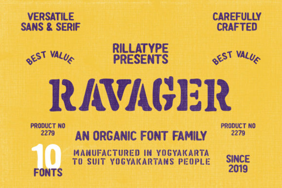 Ravager Font: A Bold Statement for Creative Expression