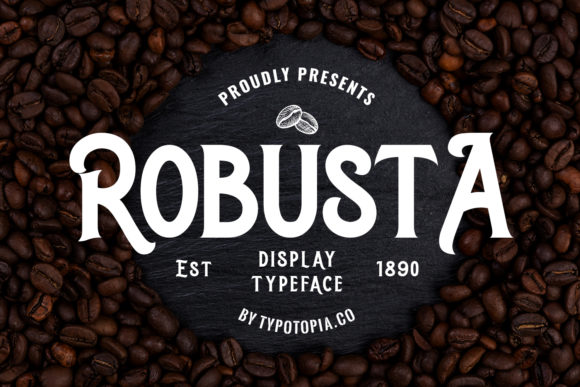 Robusta: A Bold and Chunky Lettered Display Font for Standout Design