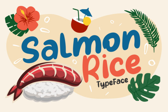 Salmon Rice: A Joyful Display Font for Creative and Professional Workflows