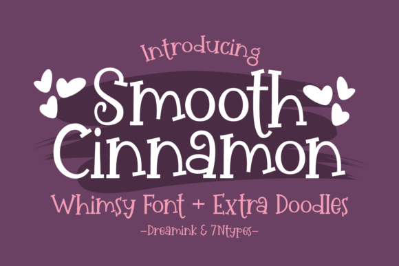 Smooth Cinnamon: A Quirky Display Font for Creative Design