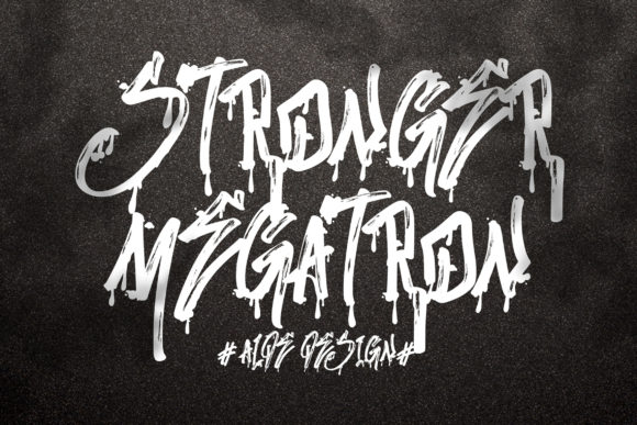 Stronger Megatron: A Quirky Font That Works Hard in the Right Places