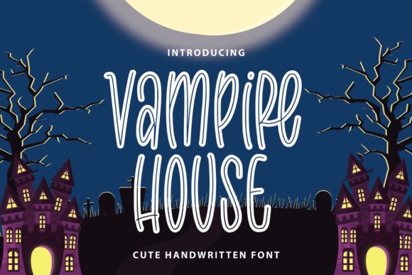 Vampire House Font: A Bold Choice for Halloween Designs