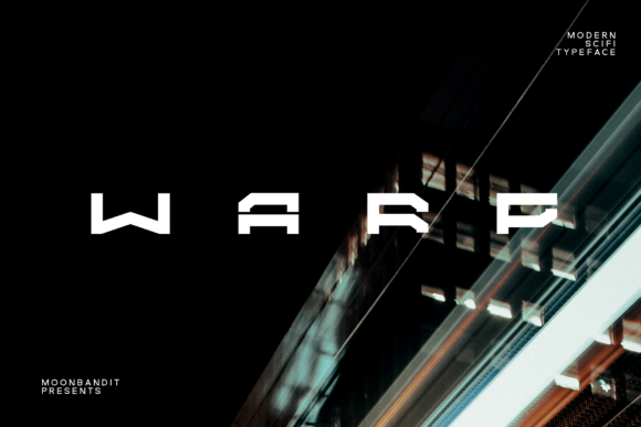 Warp: A Modern Display Font That Celebrates Abstract Shapes